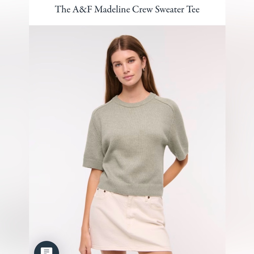 The A&F Madeline Crew Sweater Tee